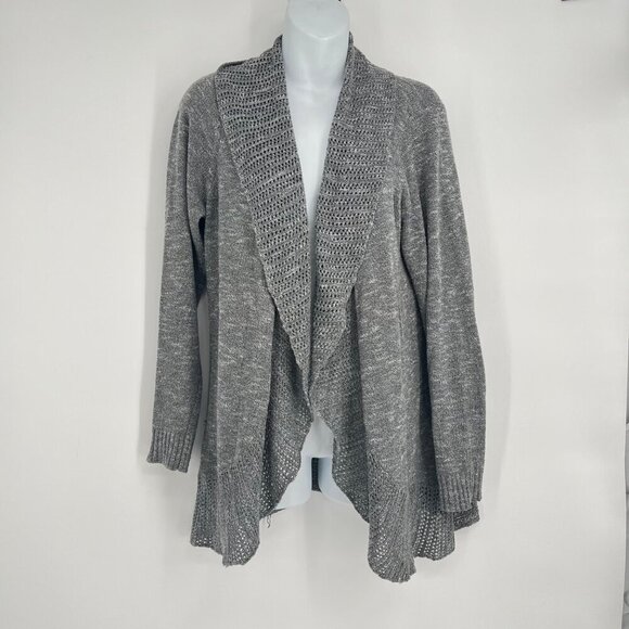 Torrid Gray Knit‎ Open Front Cardigan Sweater Size 0/Large - Picture 1 of 6